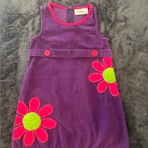 Rare Editions Purple Dress with Pink Trim